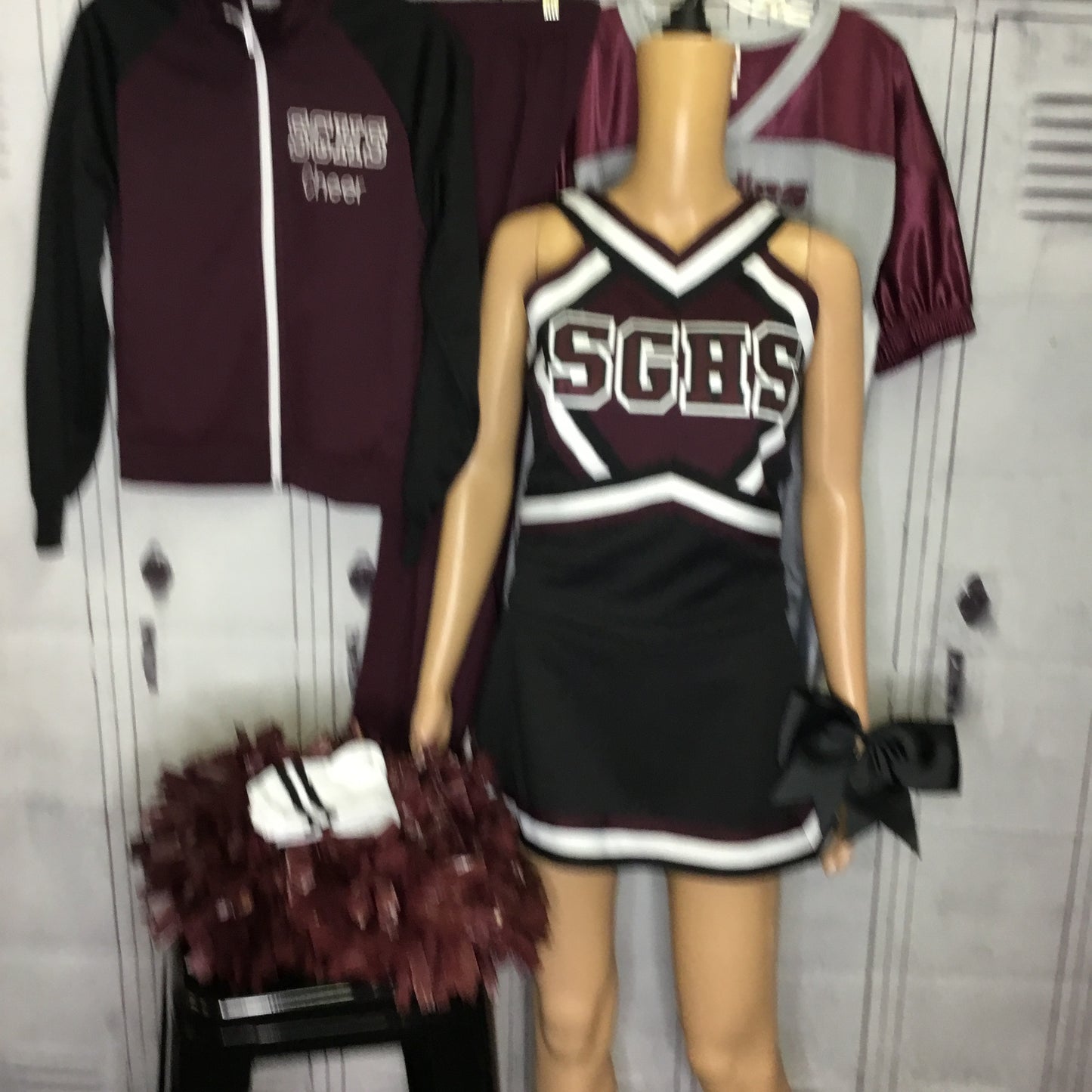 Dare me cheerleading TV show real set uniform Netflix