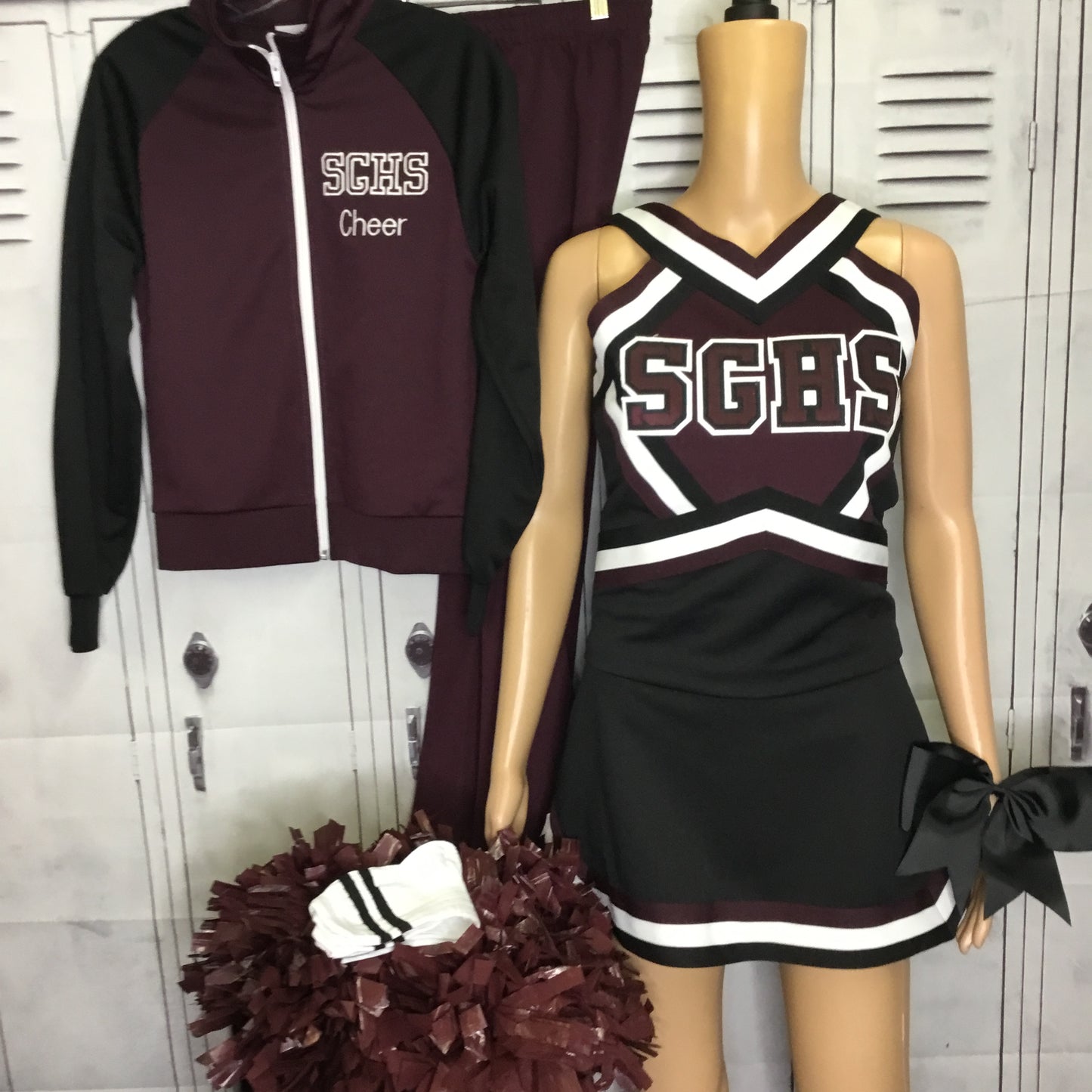 Dare me cheerleading TV show real set uniform Netflix
