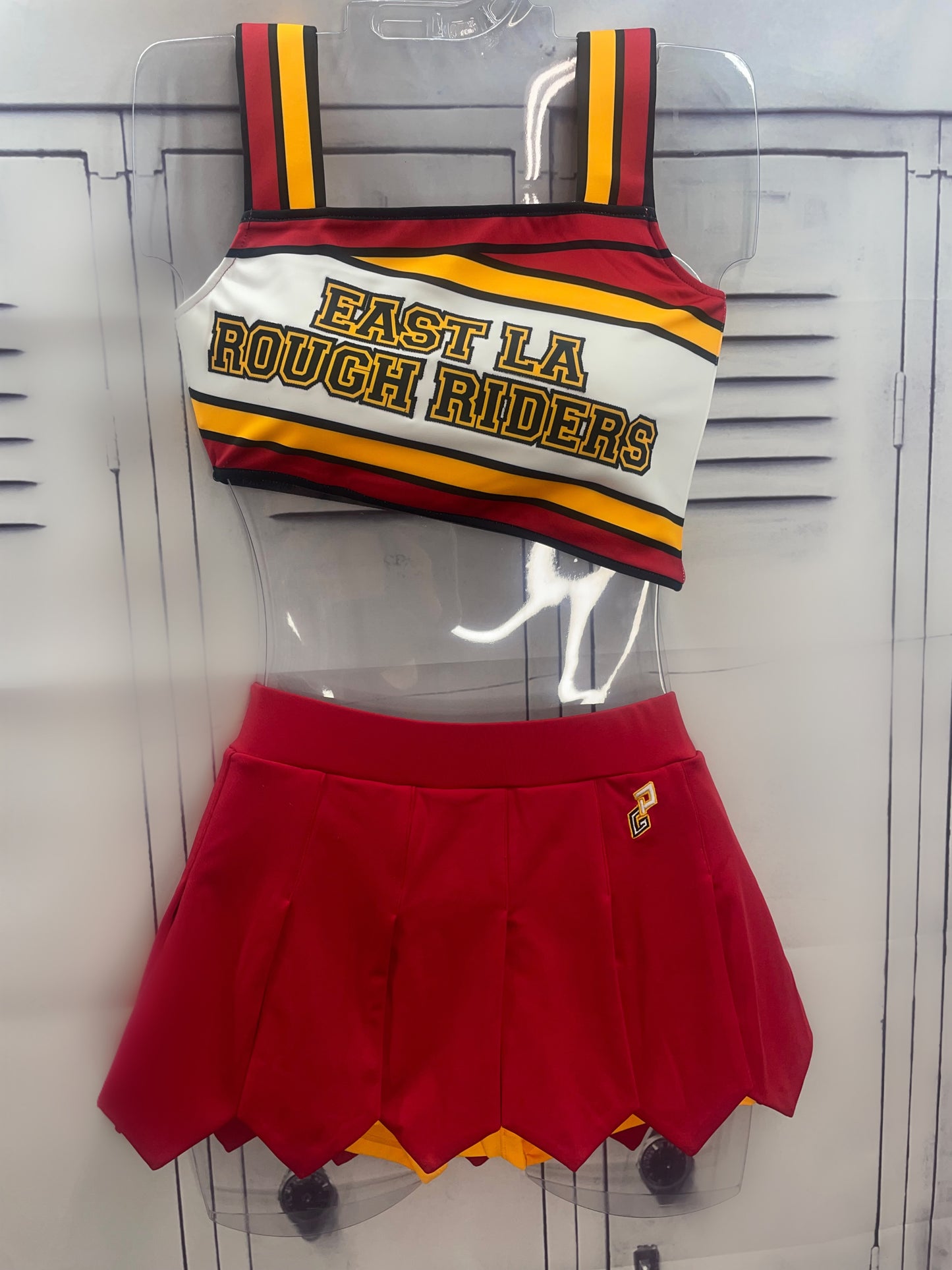 East LA rough riders cheer uniform