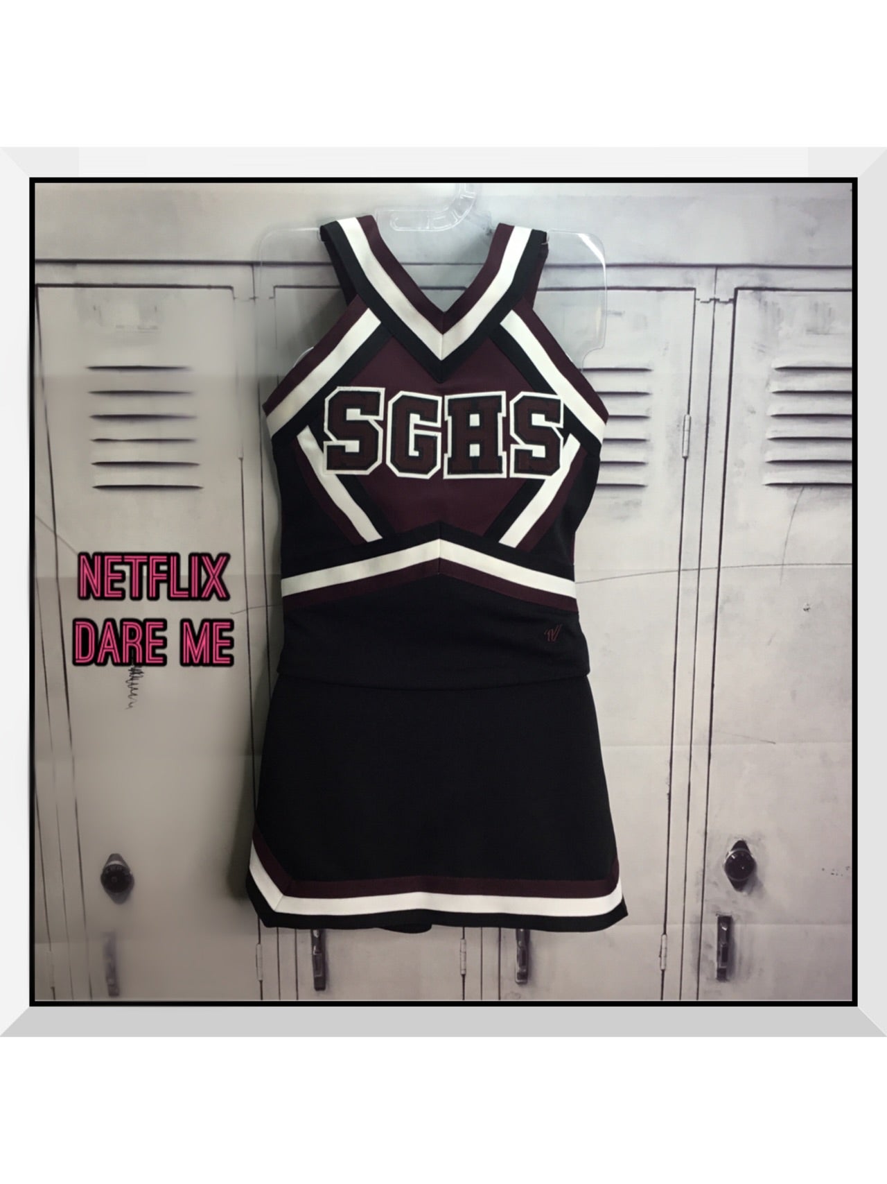 Dare me cheerleading TV show real set uniform Netflix