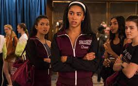 Dare me cheerleading TV show real set uniform Netflix