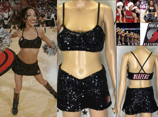 Portland trailblazers pro real cheer dance uniform