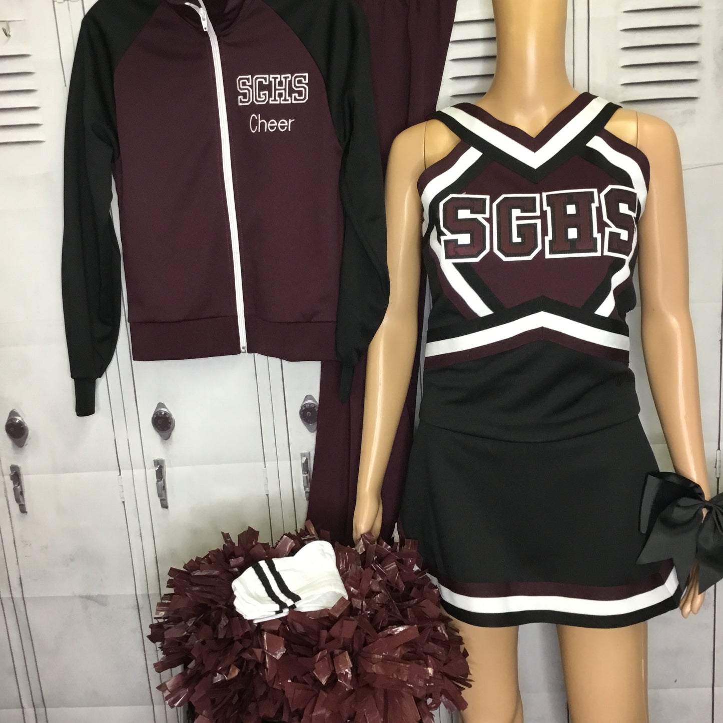 Dare me cheerleading TV show real set uniform Netflix