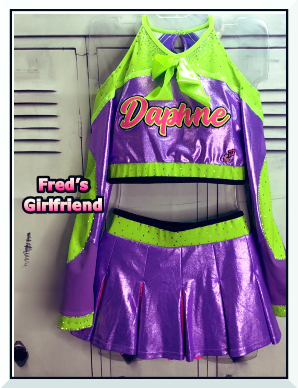 Daphne scooby doo cheer inspired uniform