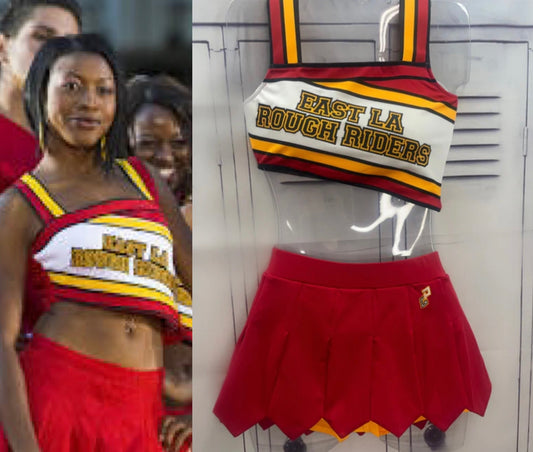 East LA rough riders cheer uniform