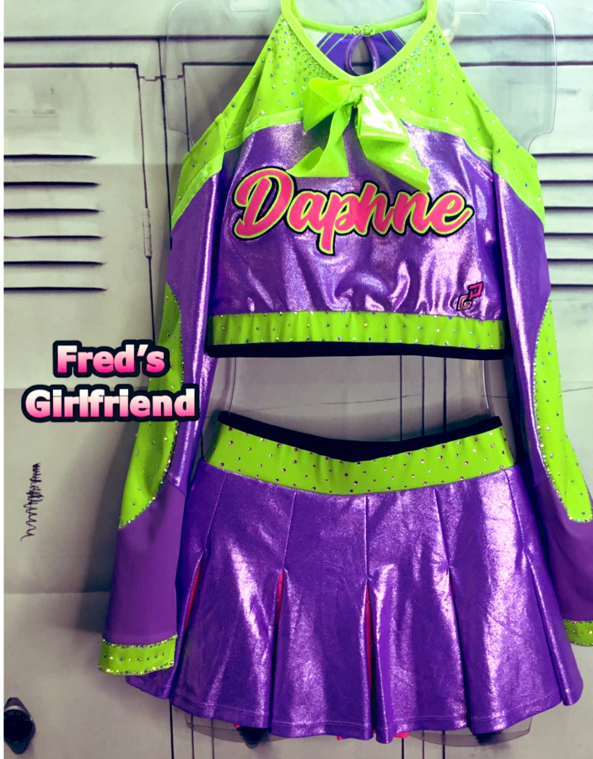 Daphne scooby doo cheer inspired uniform