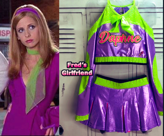 Daphne scooby doo cheer inspired uniform