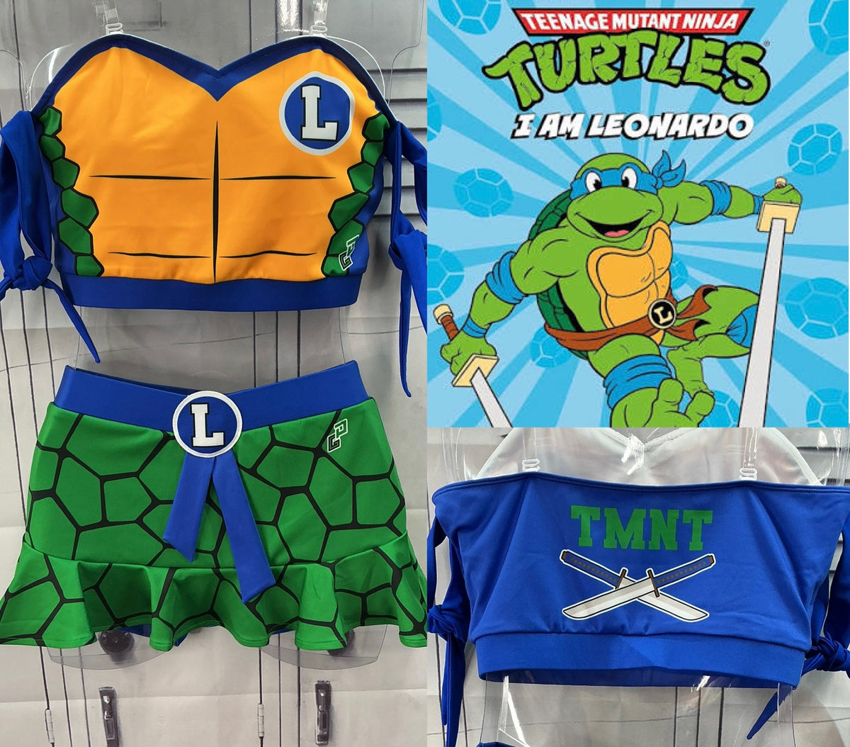 Ninja turtles cheerleader Leonardo