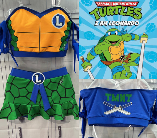 Ninja turtles cheerleader Leonardo