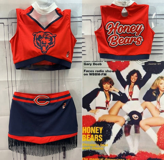 Chicago Bears honey bears cheerleading uniform