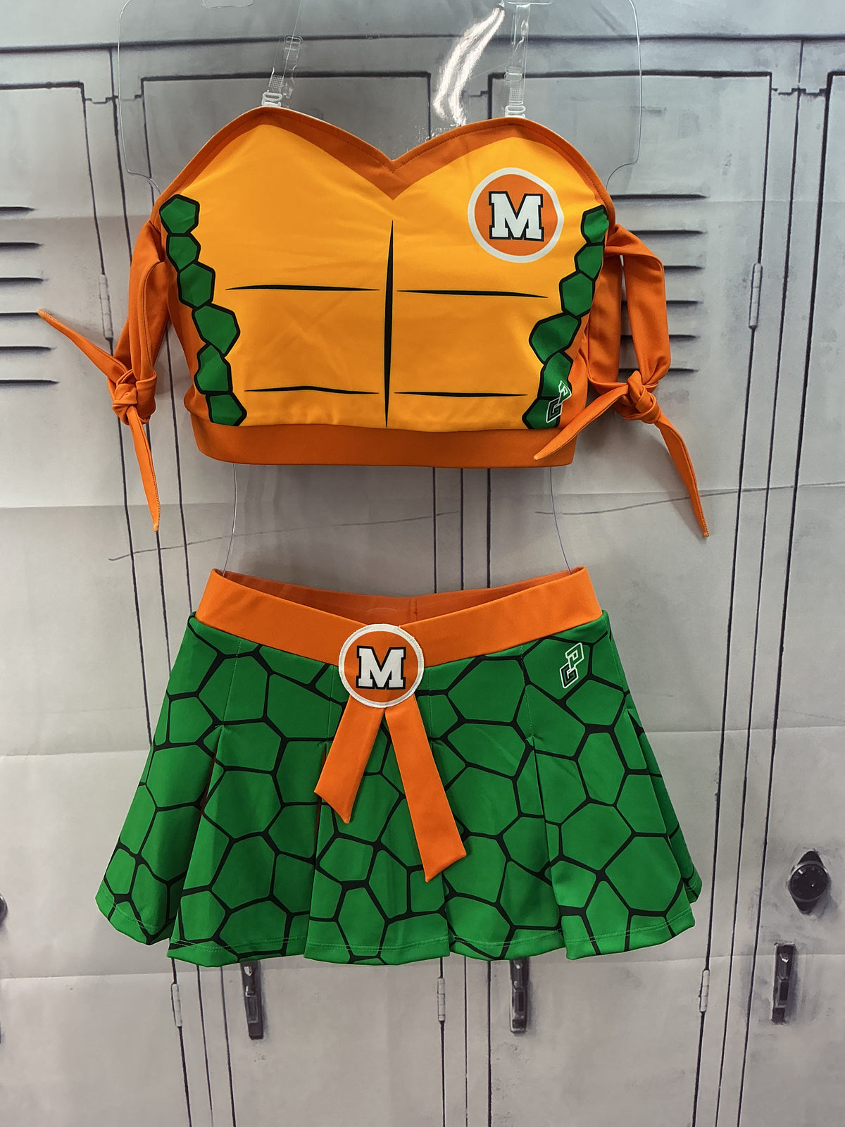 Ninja turtles cheerleader Michelangelo