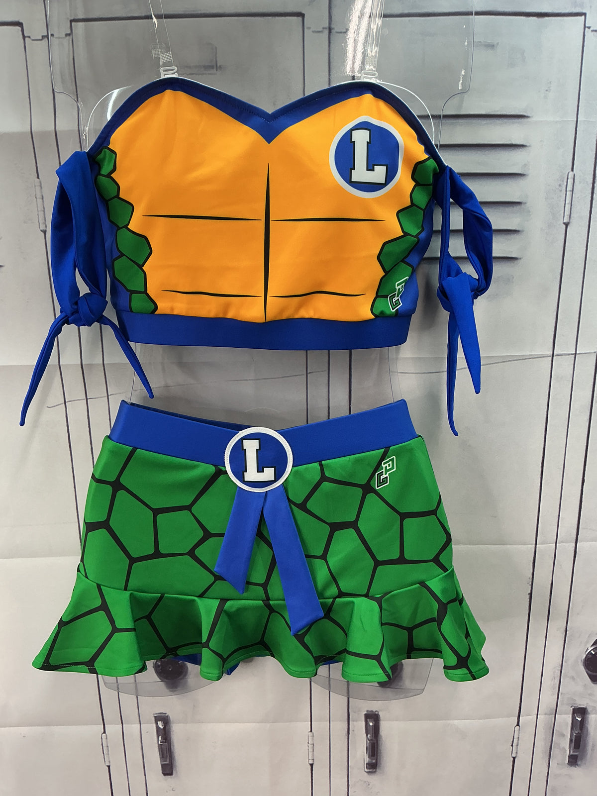 Ninja turtles cheerleader Leonardo
