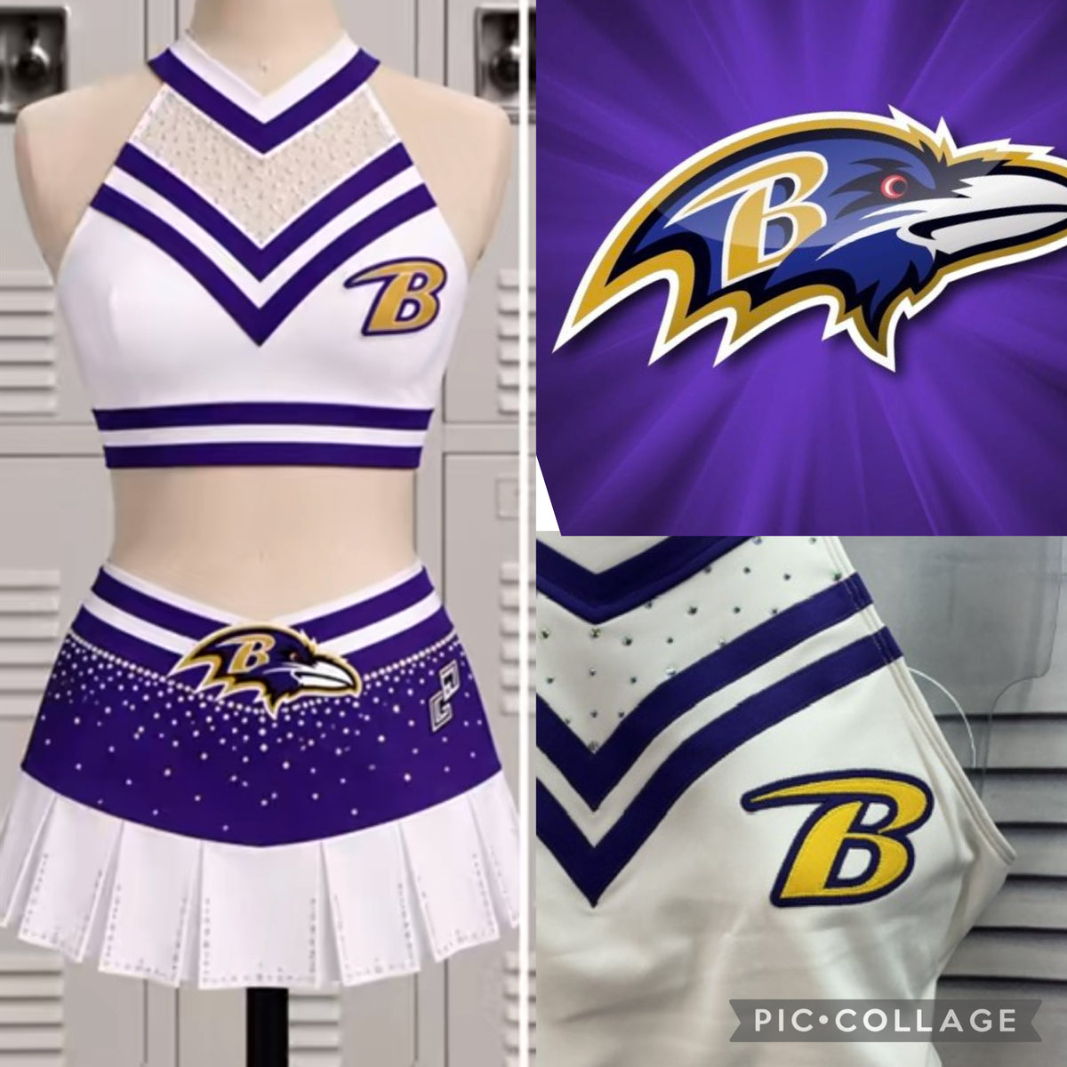 NFL Baltimore Ravens cheerleading uniform