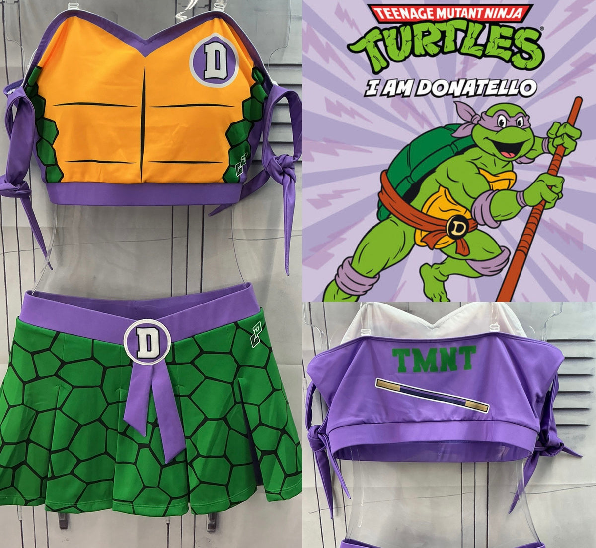 Ninja turtle cheerleader Donatello