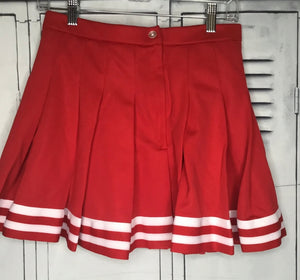 Classic cheer skirt red