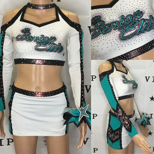 Senior elite cheerleader uni