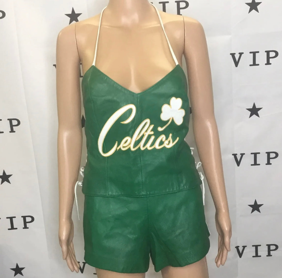 Real leather Celtics event uniform