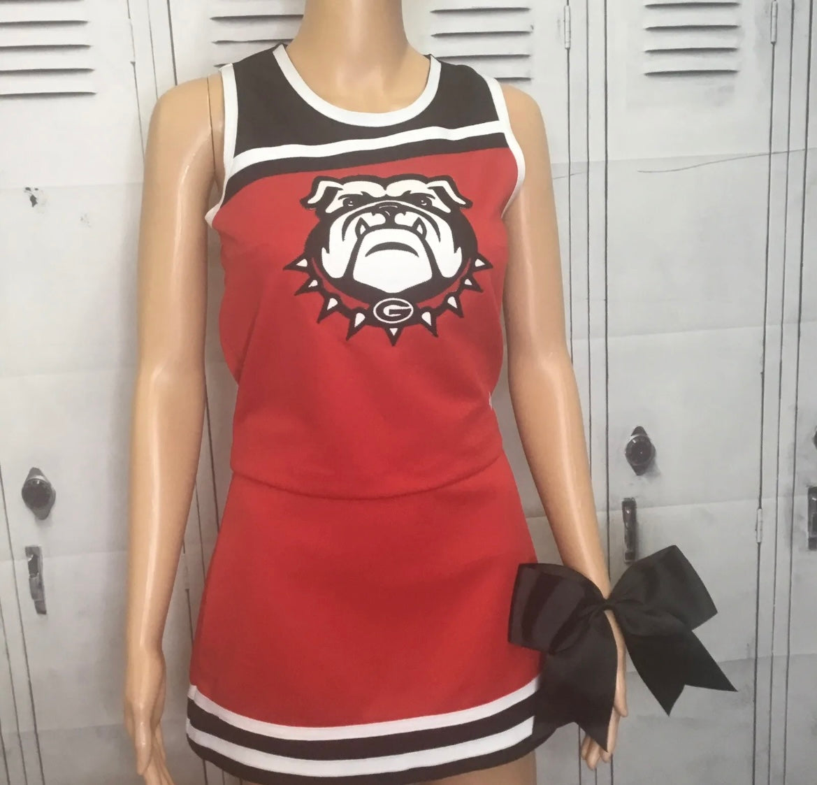UGA bulldogs cheerleading uniform set