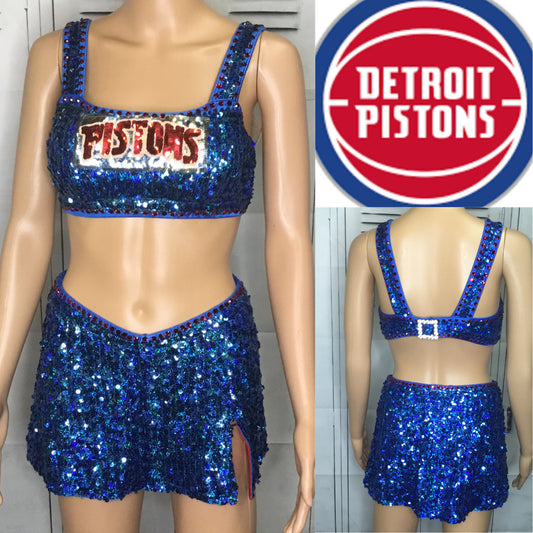 Detroit pistons cheerleading/dancers real uniform