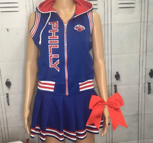 Philadelphia 76s vintage cheerleading uniform